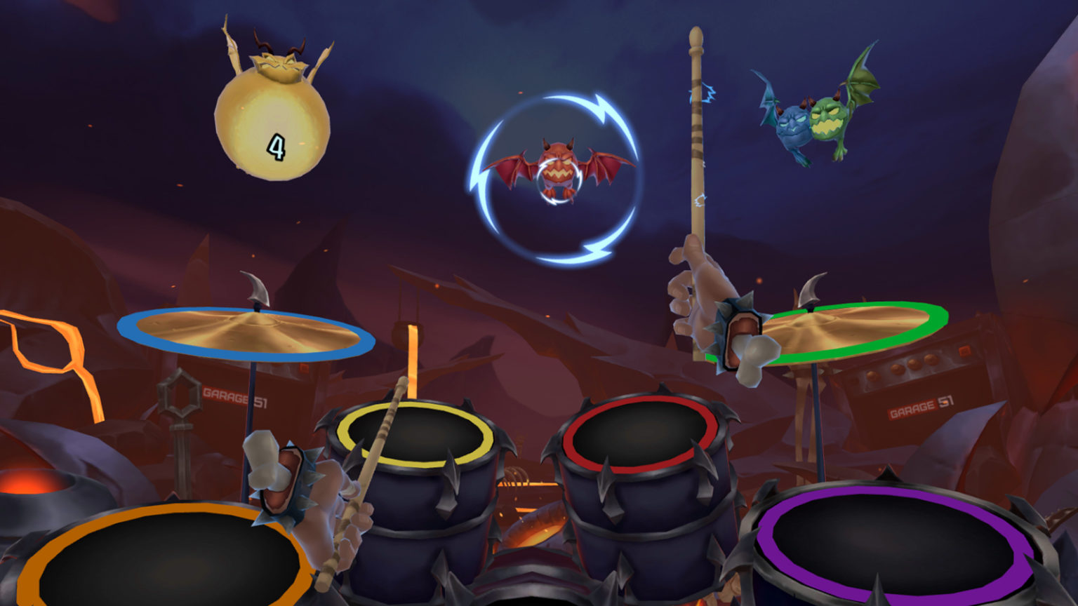 ‘Rock Band’ Meets ‘DOOM’ In VR Drum Game ‘Drums Rock’ - Virtual Uncle