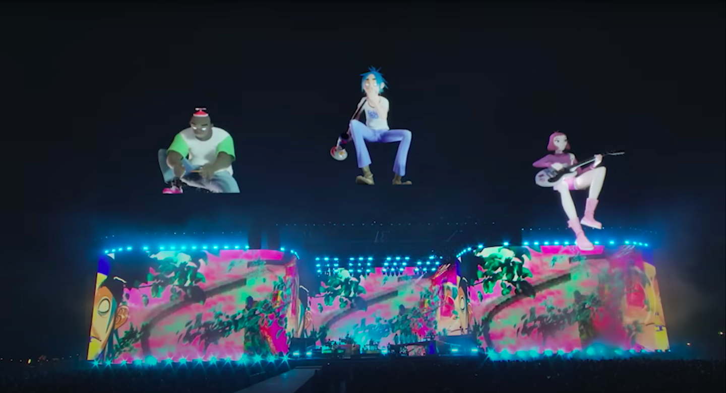 Gorillaz Debut AR YouTube Experience At Coachella Virtual Uncle