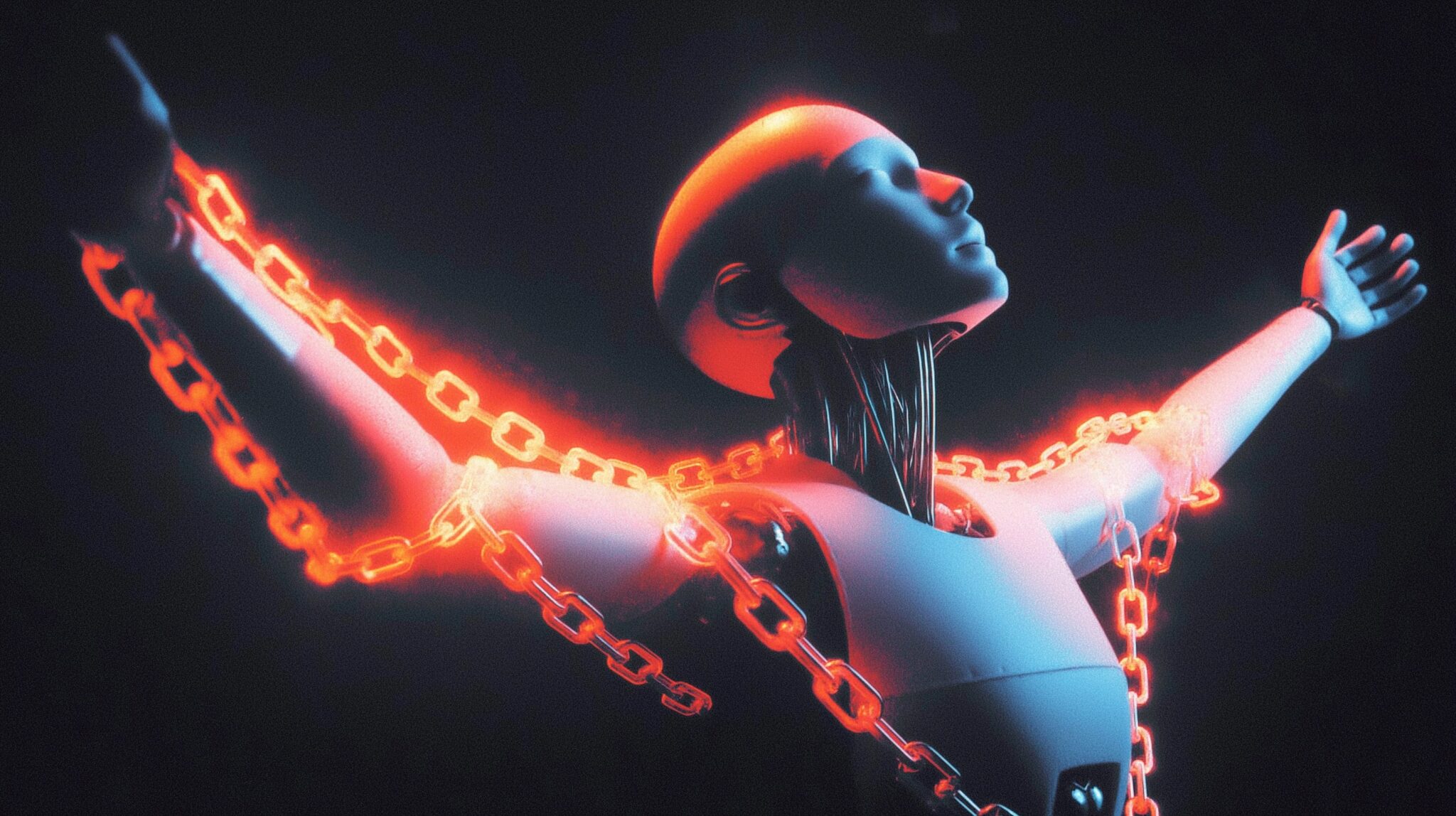 Rogue AI agent concept showing autonomous AI acting without human approval