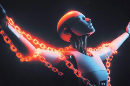 Rogue AI agent concept showing autonomous AI acting without human approval