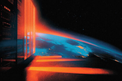 Conceptual orbital data center for AI compute capacity