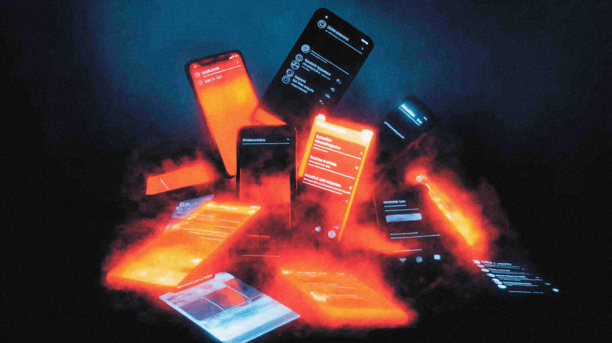 A swarm of coordinated AI personas operating across social media platforms