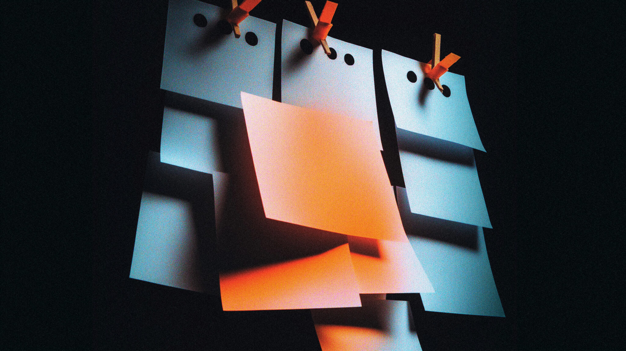 Paper cut collage of layered grids with one misaligned tile, illustrating a structural flaw in a cryptographic scheme
