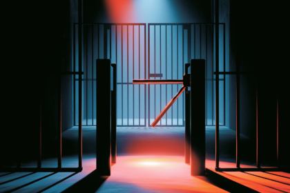 An open turnstile in front of a firmly shut gate, representing a safety layer that allowed the attack then blocked the cleanup